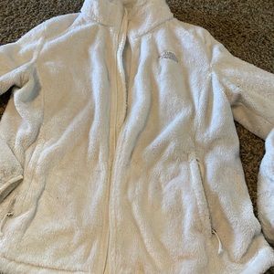 The north Face jacket in white